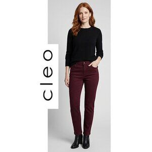 CLEO - Every Body style burgundy cotton blend jeans